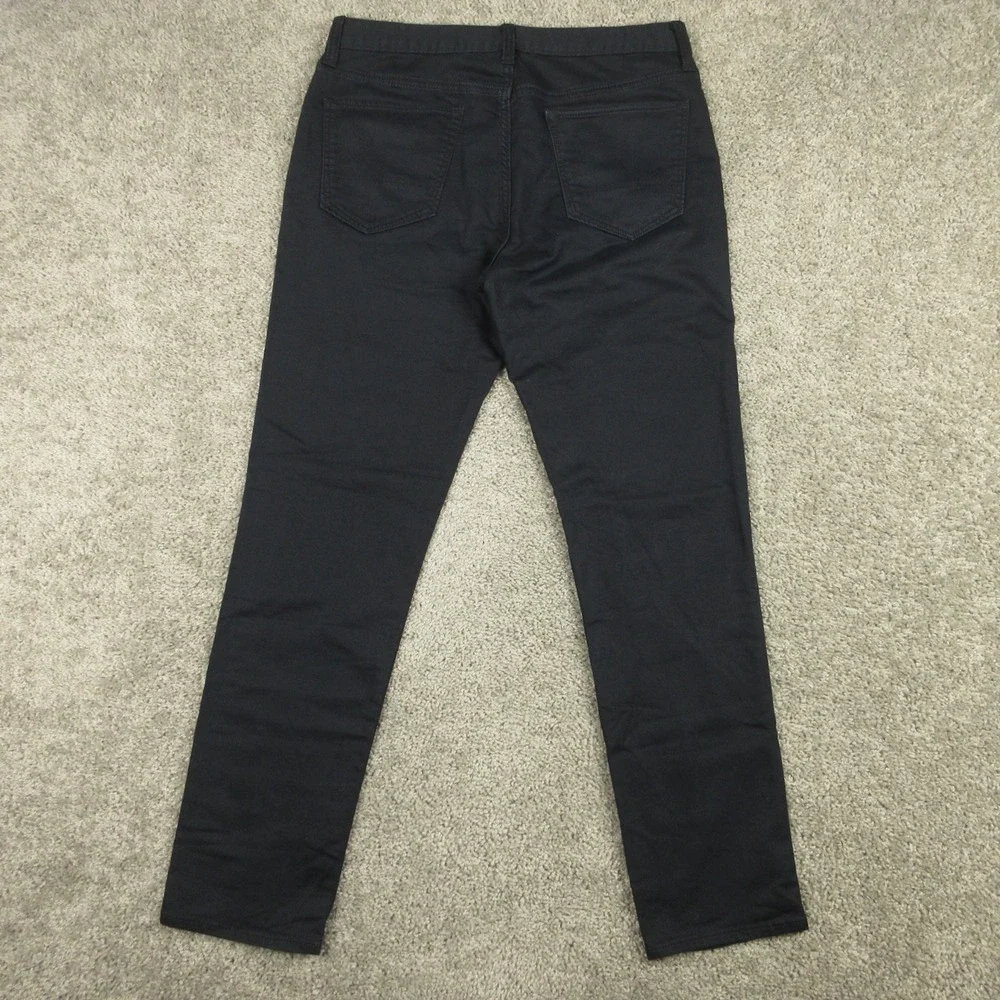 Banana Republic Jeans Mens 33x32 Black Travel Slim Fit Stretch Flex Denim Pants